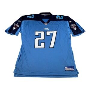 Tennessee Titans Jersey Mens 2XL NFL Football Eddie George 27 Reebok Throwback